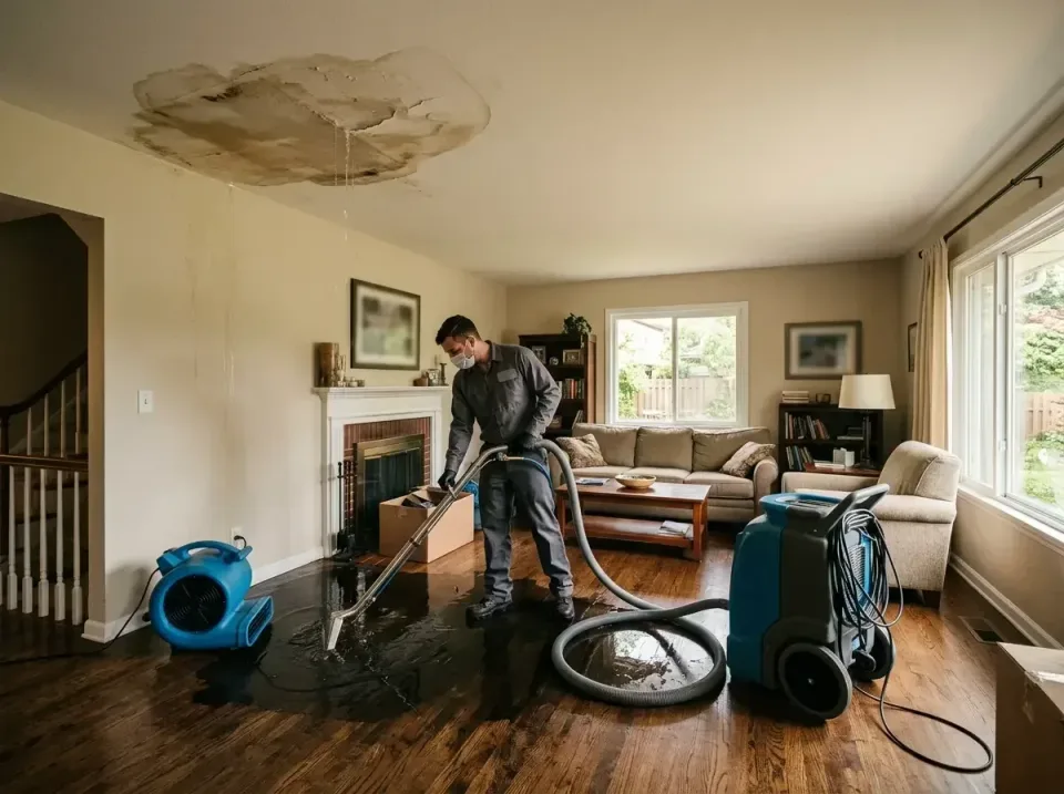 attic-pipe-burst-ceiling-drip-008 — frequently asked questions, Water Damage Restoration & Carpet Care in Batavia, IL